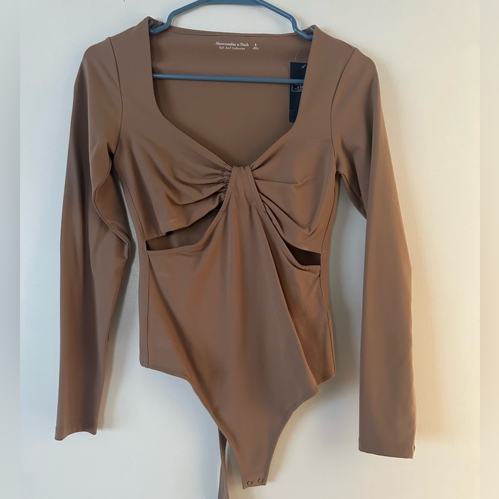 Abercrombie soft A&F cutout bodysuit